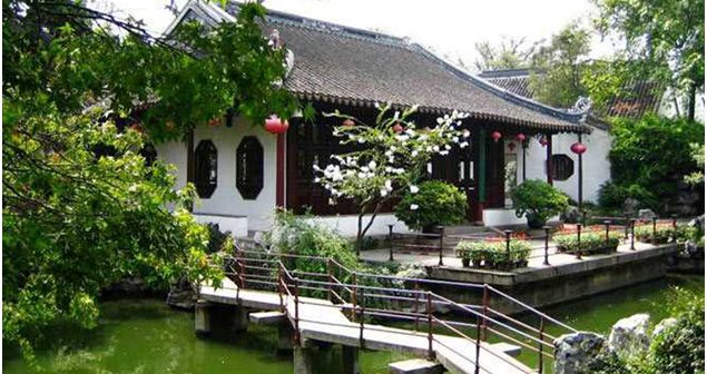Sân vườn đẹp phong cách Trung Hoa