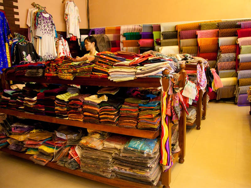 Cửa hàng bán vải TPHCM - Chợ vải Minh Xuân
