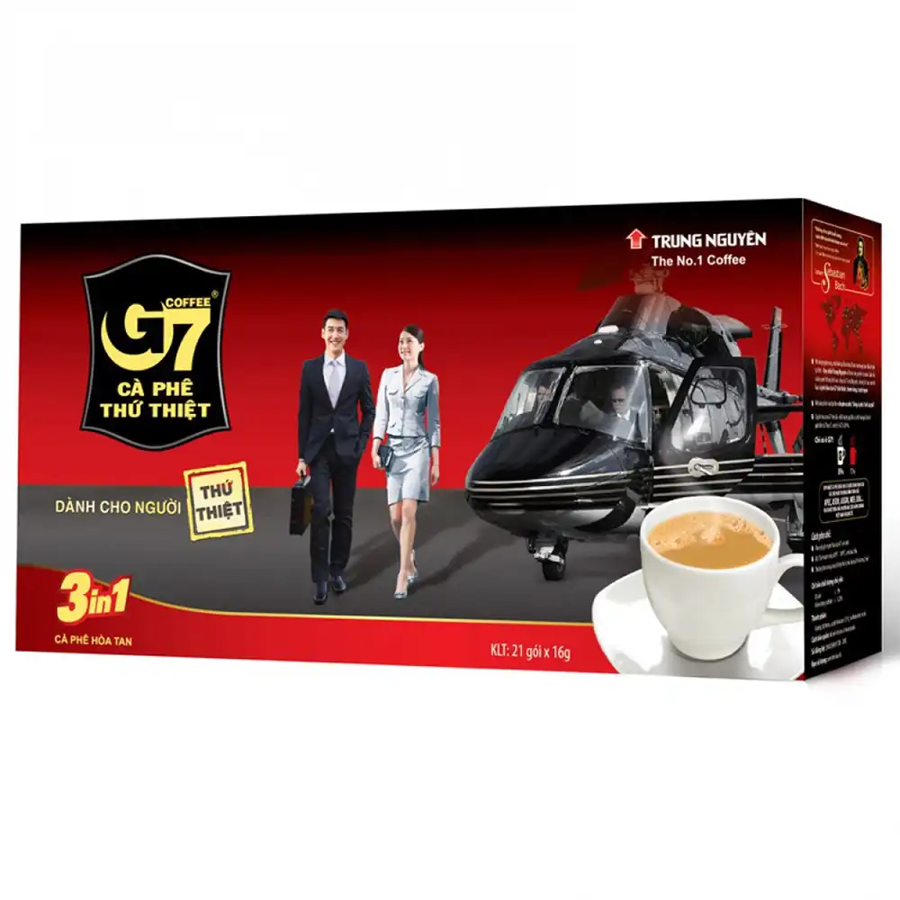 G7 - Top 3 trong Top 5 thương hiệu cà phê hoà tan Việt Nam
