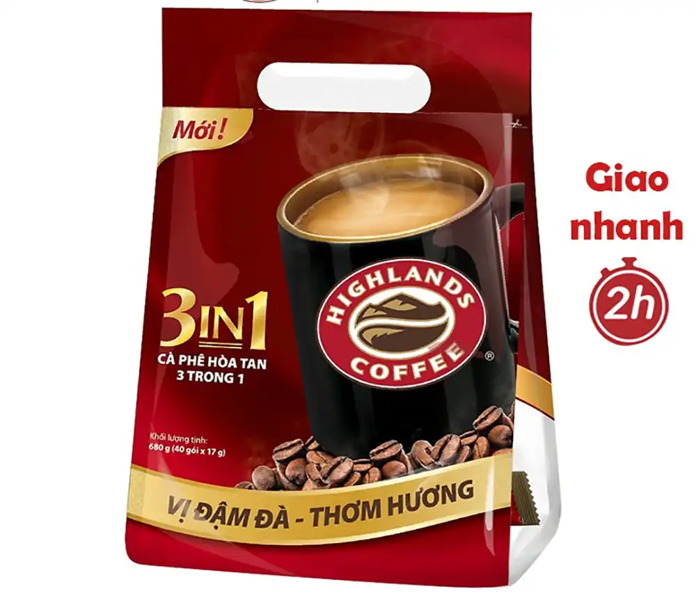 Highlands Coffee - Top 4 trong Top 5 thương hiệu cà phê hoà tan Việt Nam
